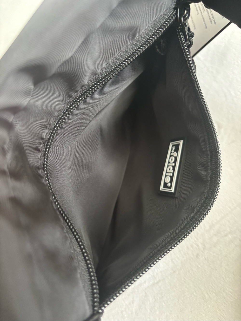 The Foldie Crossbody Black RFID Anti Theft Bag NWT - Picture 6 of 12